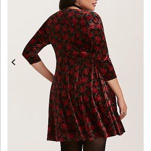 torrid rose dress